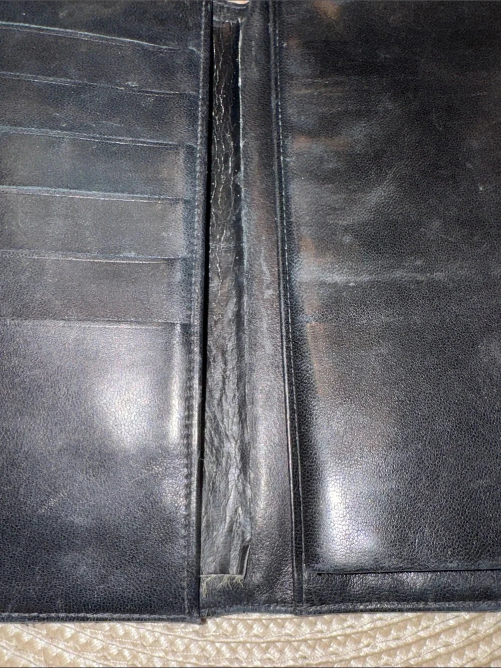 CHANEL Caviar Black Quilted CC Leather Wallet